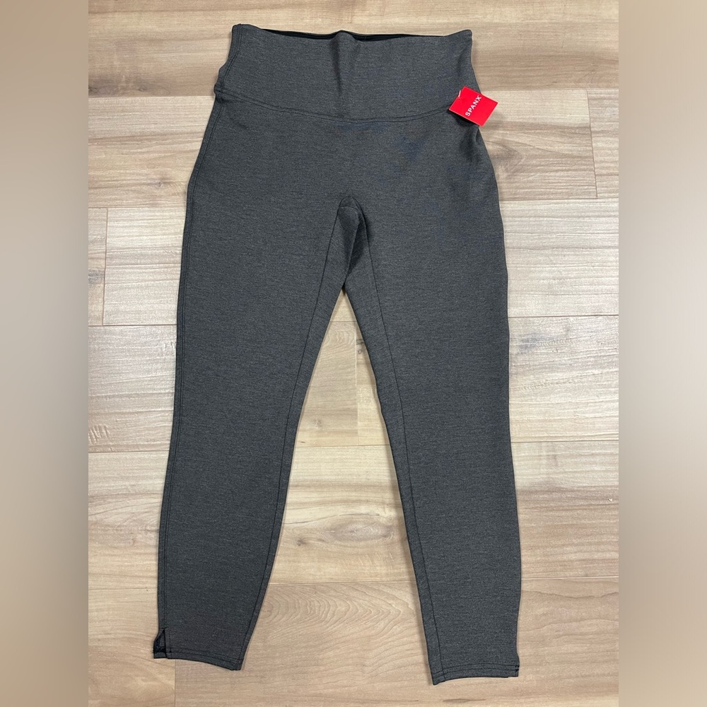 SPANX Dark Gray High-Waist Leggings